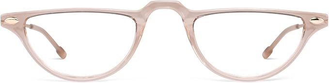 Nooz - Moon Reading Glasses - Half Moon shape (Quartz,+1.5, Dioptres)