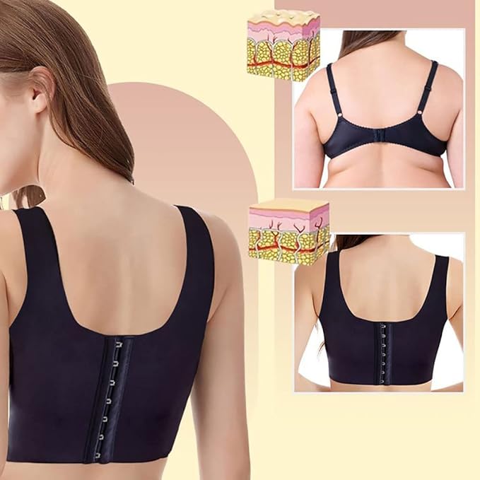 Filifit Sculpting Uplift Bra│Back Fat Coverage Bra for Women│Shapwear Bra for Women│Ladies Seemless Wide Back Sports Bra│Small, Big, Plus Size Chumbo Bra. (as8, alpha, 3XL, regular, regular, Black)