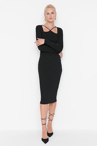 Trendyol Dress - Black - Bodycon UK14