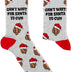 Urban Eccentric Unisex Can't Wait For Santa To Cum Christmas Socks | Gift | 1 Pair | Cotton Rich Socks | Premium Socks | Novelty | Gifts
