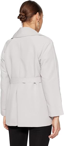 Trendyol Women Young Oversize Double-breasted Lapel collar Woven Trench Coat