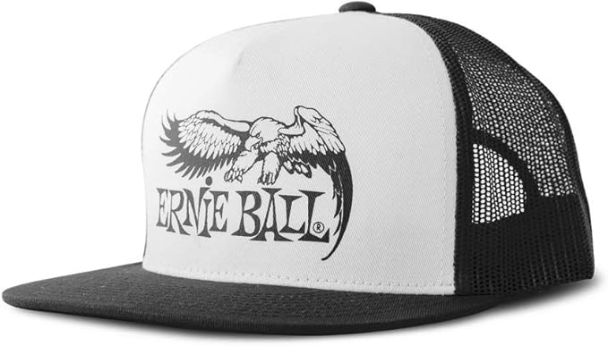 Ernie Ball Official Red with Front Black Eagle Logo Hat