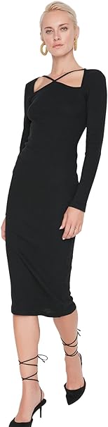 Trendyol Dress - Black - Bodycon UK14