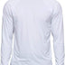 Arcweg Rashguard Men Long Sleeves Diving UV Protection UPF 50+ Elastic Rash Vest Loose Fit Top Swimming Quick Drying Surfing Pool T-Shirt Sports Top Rashie L, White