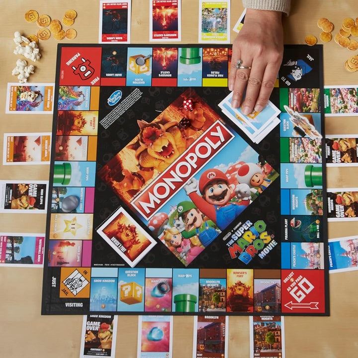 Monopoly Super Mario Movie Edition – Family Board Game (Ages 8+, 2–6 Players)