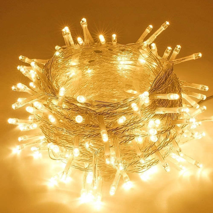 1000 LED Fairy Lights 100m – Cool/Warm White or Multicolour, 8 Modes & Timer
