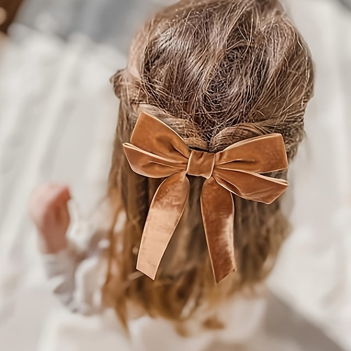 10Pcs Burgundy Red Velvet Christmas Bows – Tree, Wreath & Gift Decorations