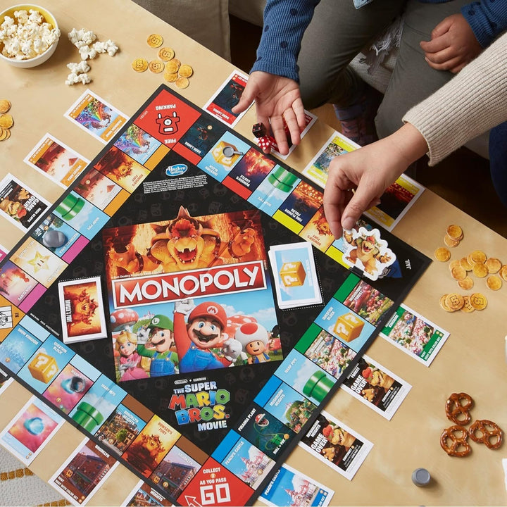 Monopoly Super Mario Movie Edition – Family Board Game (Ages 8+, 2–6 Players)