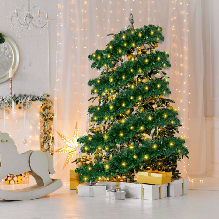 10m Christmas Garland – Indoor Decoration for Stairs, Mantel & Fireplace