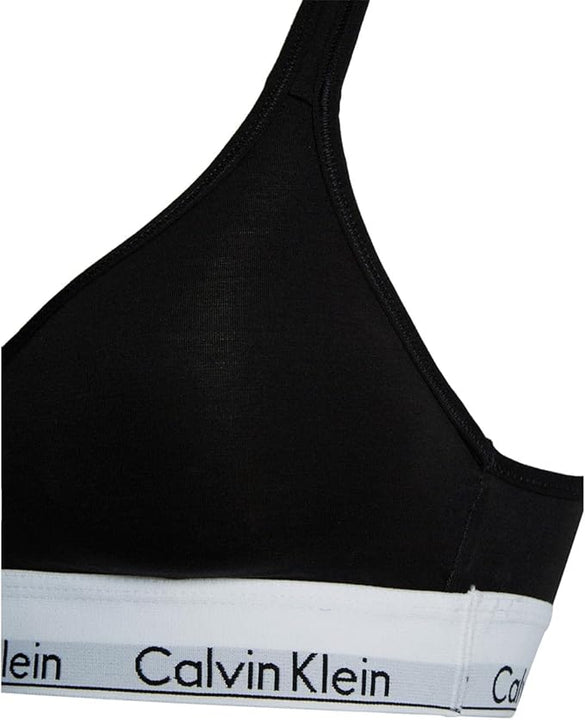 Calvin Klein Women's Triangle Bra, Black, S