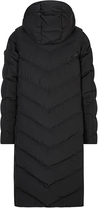 Ziener Women's telse Winter Coat | Warm, Breathable, Waterproof, Knee Length, Black, 44 Tall