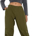 Trendyol Women's Normal Waist Wide Leg Jogger Jeans Pants, Khaki, 10