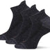Merrell Unisex's Men's and Women's Recycled Everyday Half Cushion Low Cut Tab Socks-3 Pairs-Breathable Hiking, Black, X-Large