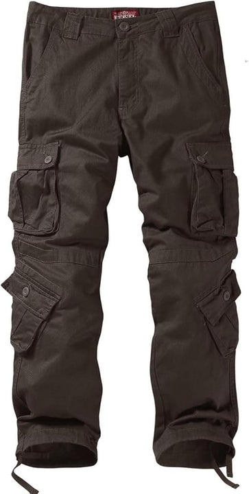 Matchstick Men Cargo Trousers Work Combat Camo Military Outdoor Pants