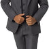 Roco Boys Grey Modern Fit Suit, 3 Piece Wedding Suit, Jacket, Waistcoat & Trouser Set, 1 Years