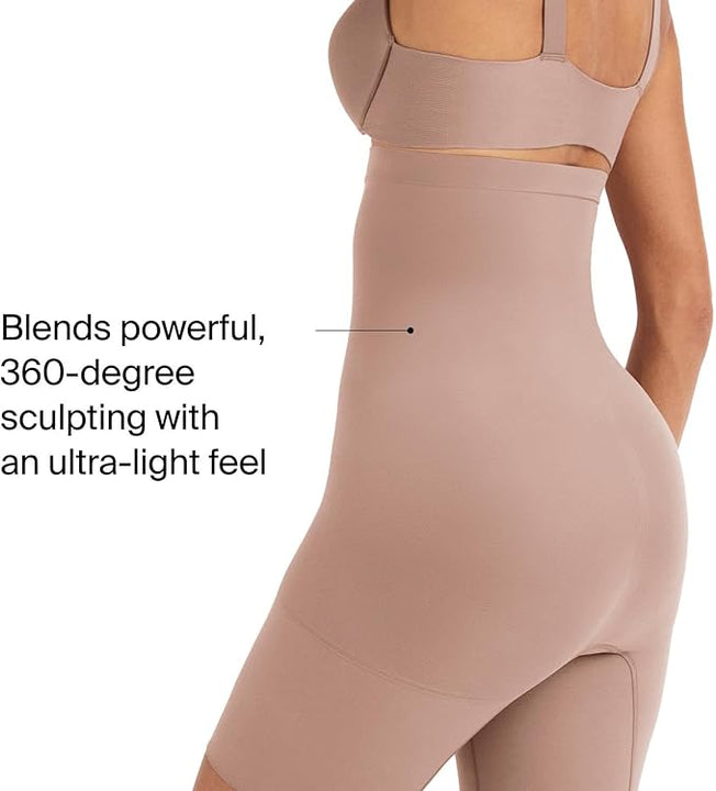 Spanx Womens Higher Power Short, Coffee With Milk, S UK