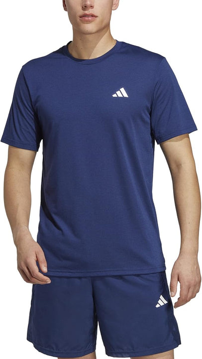 Adidas Men's Essentials Comfort Training T-Shirt (Short Sleeve), Dark Blue, L