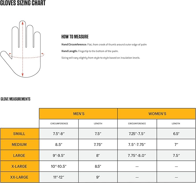 Carhartt Women's Quilts Insulated Breathable Glove with Waterproof Wicking Insert - Black - M