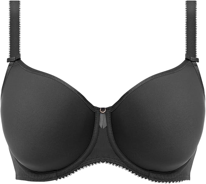 Fantasie Women's Rebecca Essentials Underwire Spacer T-Shirt Bra, Opaque, Black, 36G