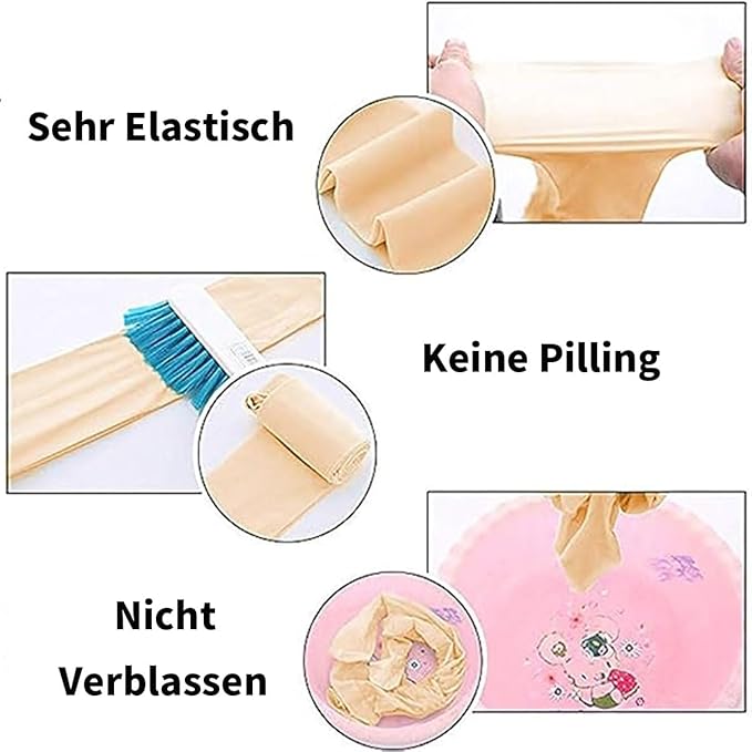 Zando Ballet tights children's girls elastic tights baby dance tights non-slip breathable, 2 pairs of white and pink, 1-3 Years