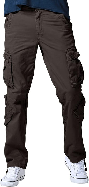Matchstick Men Cargo Trousers Work Combat Camo Military Outdoor Pants