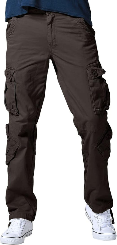 Matchstick Men Cargo Trousers Work Combat Camo Military Outdoor Pants