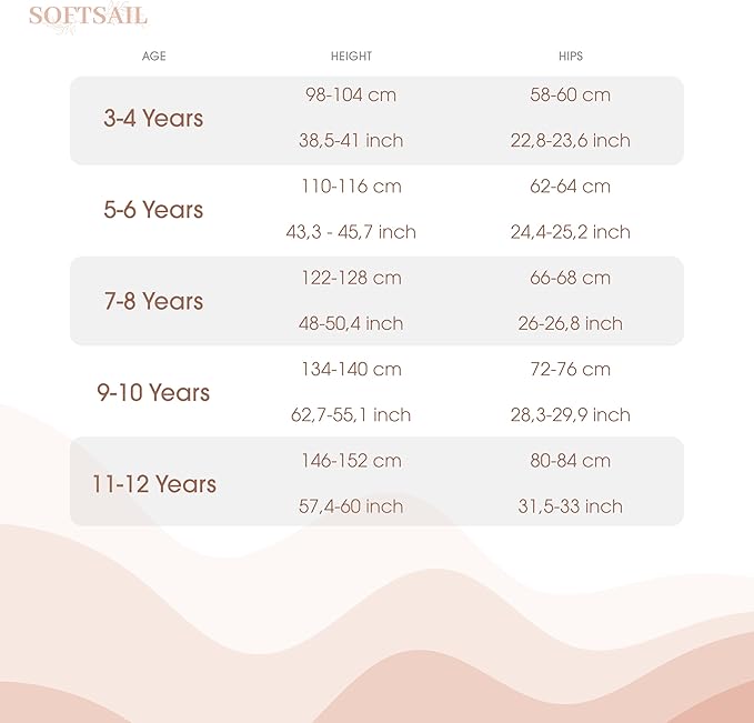 OVISSA Ballet Tights for Girls - School Uniform Dancing Sport 50 DEN With Microfibre - Strong Footed Soft Tights for Kids 9-10 Years, Baby Pink