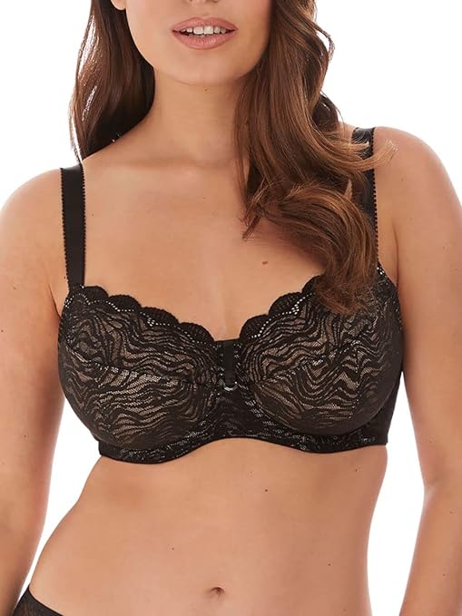 Fantasie Women's Impression Underwire Average Coverage Bra, Black, 40G