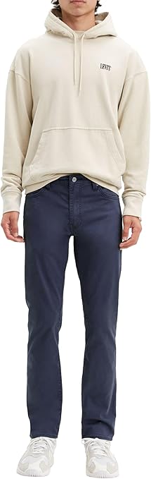 Levi's Men's 511 Slim Jeans, Baltic Navy Sueded Sateen Wt B, 32W / 32L