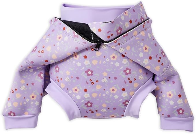 Splash About Happy Nappy Wetsuit, Lilac Spring, 0-4 Months