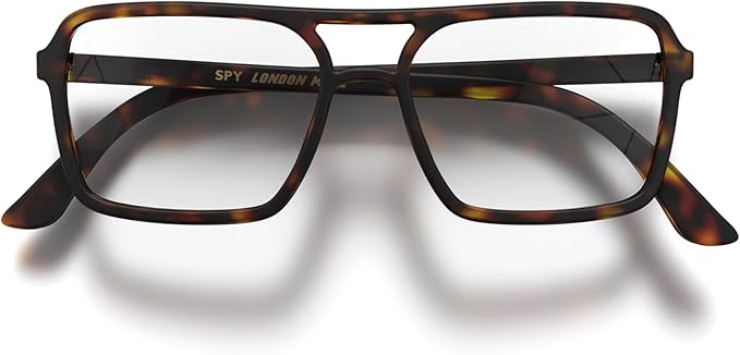 LONDON MOLE® Spy reading glasses | Cool square shaped pilot readers | Men’s Women’s Unisex | Spring hinges