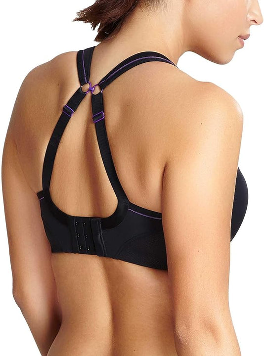 Panache Women's Non-Wired Sports Bra, Black, 34G