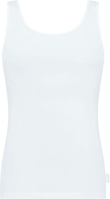 Sloggi Men's 24/7 02 Vest 2 Pack Undershirt, White, 44 UK