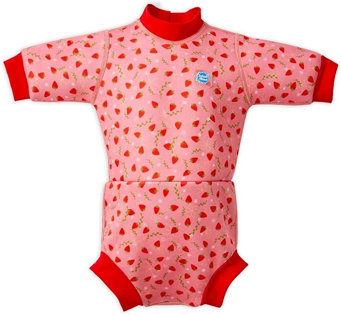 Splash about Baby Happy Wetsuit Toddler Swim Nappy, Strawberry Field, 6-14 Months
