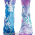 HEXXEE Men's Ice Blast Tie Dye Socks, Multi-Coloured, L