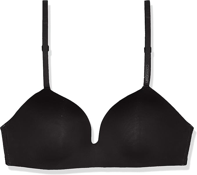 Calvin Klein Women's T-Shirt Bra, Classic, Black, 36B