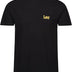Lee Mens T Shirt  Pack of 2 in Black/Grey Standard Fit with Crew Neck and Branded Logo - Cotton Rich Super Soft & Comfortable Loungewear