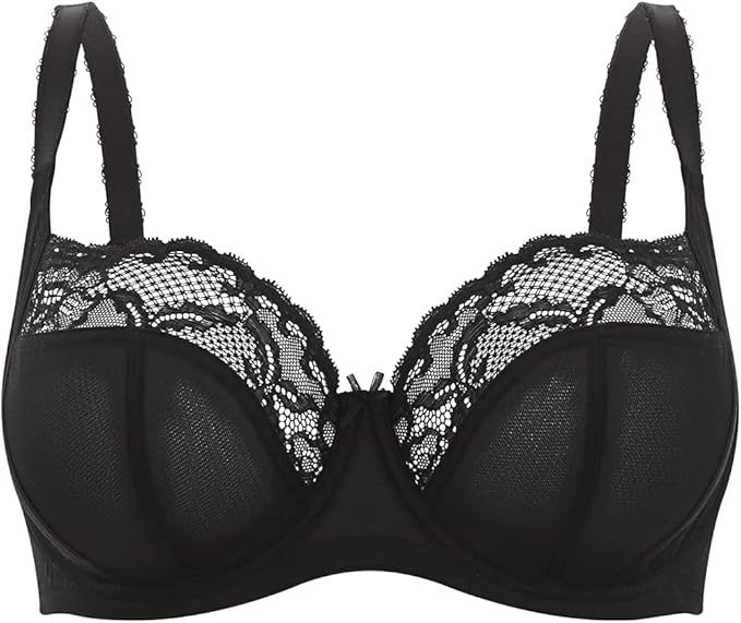 Panache Women's Jasmine Balconnet Bra, Black, 34G