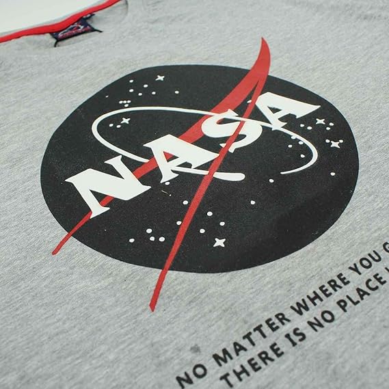 Nasa Men's Gns4012 TMC S2-s T-Shirt, Grey, S