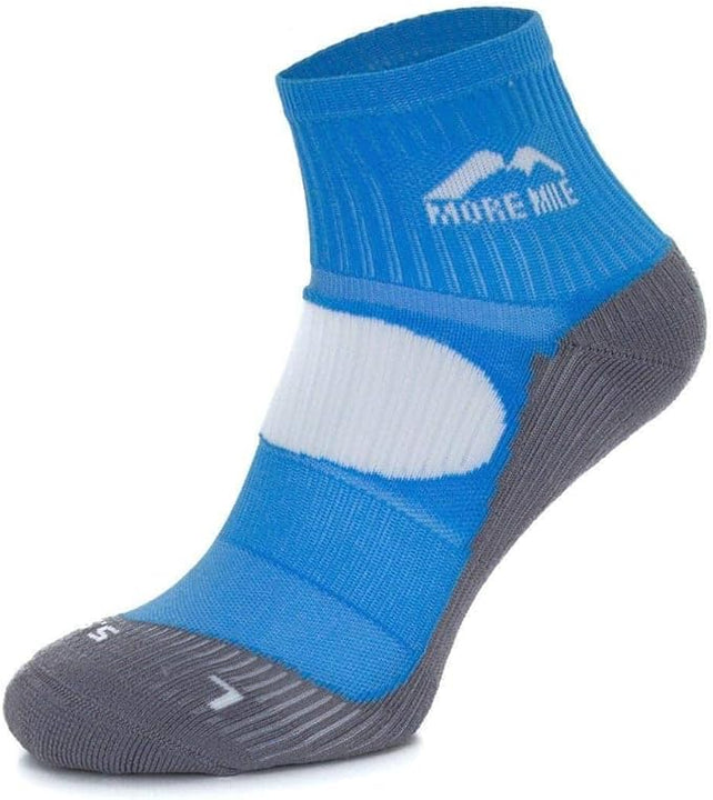 More Mile London (5 Pair Pack) Mens Cushioned Running Socks, Multi-coloured, UK 8.5-10.5
