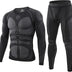 WINDCHASER Men's Thermal Underwear Set Long Sleeve Tops Long Johns Base Layer Bottom Seamless Quick Drying for Cycling, Hiking, Skiing, M