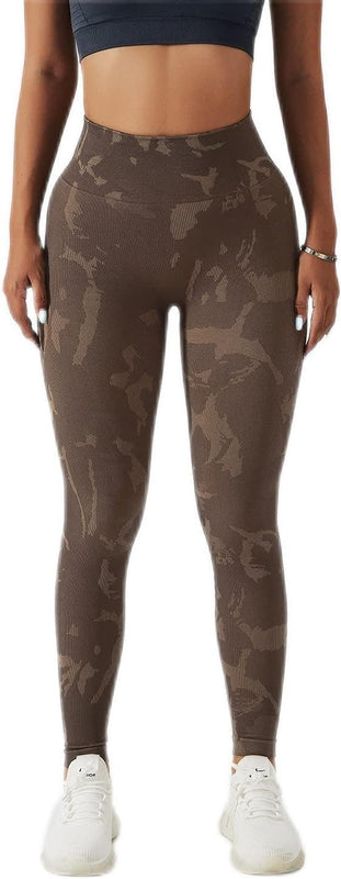 EULLA Women's Leggings, Coffee, S