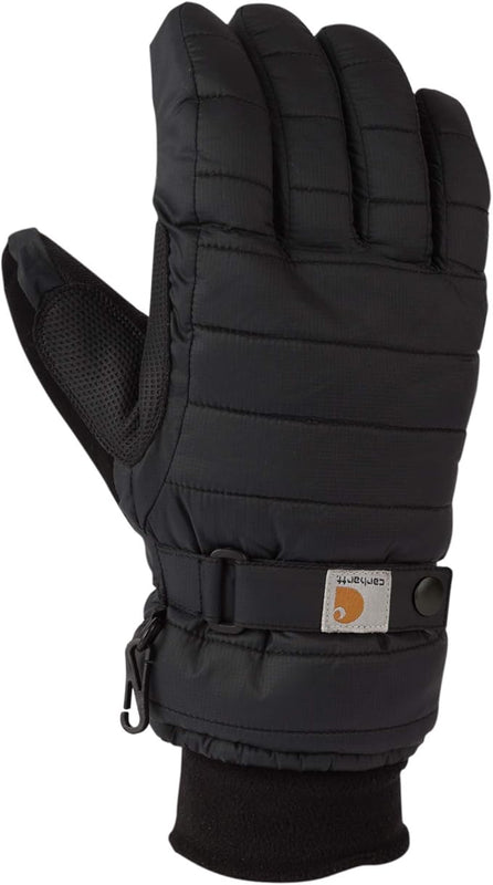 Carhartt Women's Quilts Insulated Breathable Glove with Waterproof Wicking Insert - Black - M