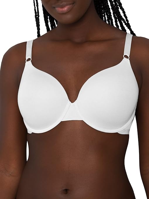 Fruit of the Loom Women's T-Shirt Bra, Blushing Rose/White/Grey Heather, 36D (Pack of 3)