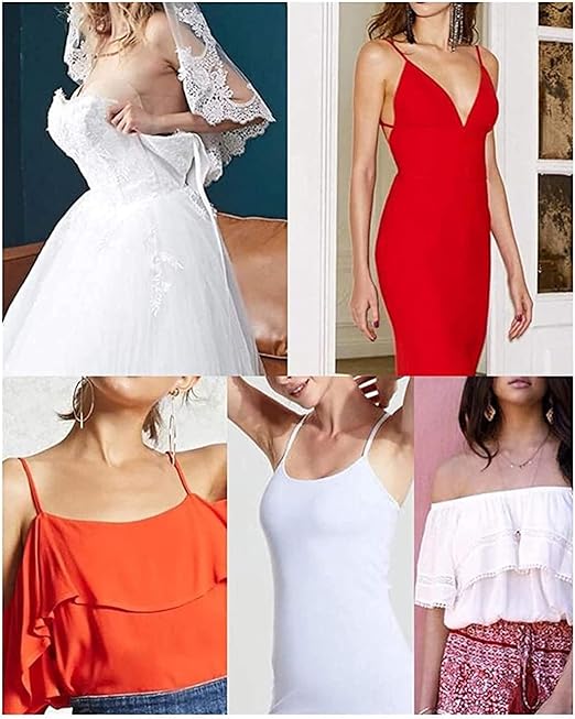 Bontierie Women's Push Up Plunge Adhesive Deep U-Shaped Sticky Bra, Strapless Backless Breast Lifting Bra, Beige, D