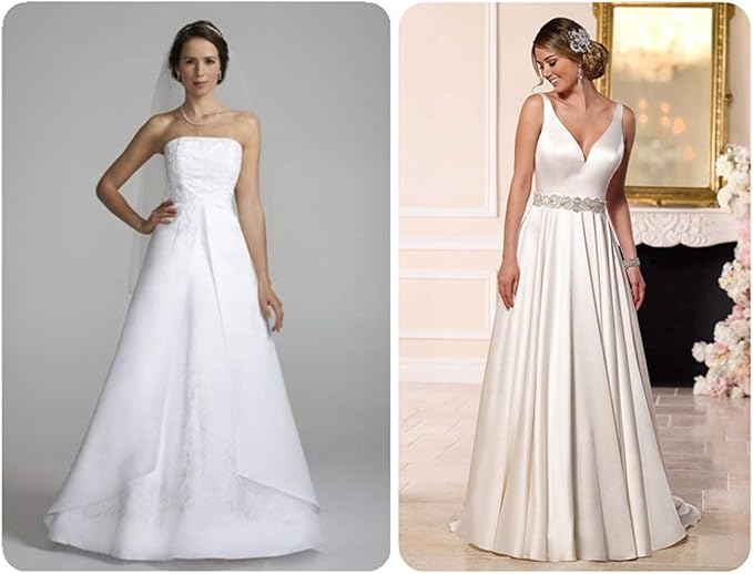 BEAUTELICATE Women's Petticoat Crinoline Long A-line Underskirt Tulle Half Slip With Hoops For Wedding Bridal Evening Dress Cosplay Medieval Costume(White - 2 Hoops, 6-10)