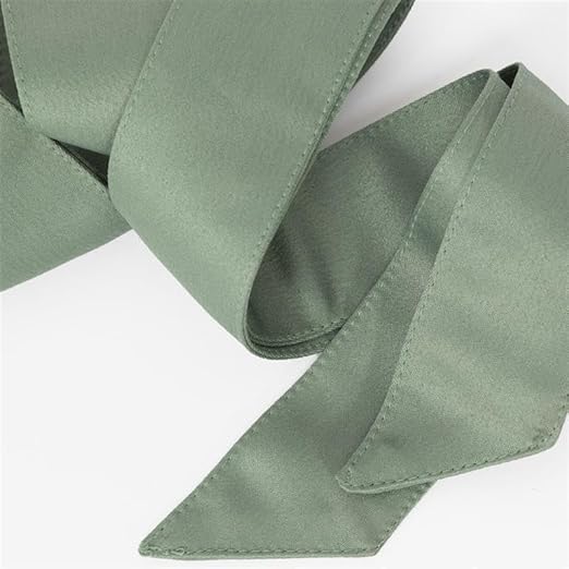 Anaya with Love Women's Belt Ladies Satin Sash Waist Tie Ribbon Bow Accessory for Bridesmaids Bridal Wedding Prom Evening Occasion, Frosty Green, L-XL