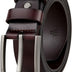 GSG SINCE 1998 Men's Genuine Leather Belt - Classic 38mm Wide Belt for Casual, Dress, Work & Special Occasions - Fits Jeans, Pants & Suits, Coffee, 38-42"