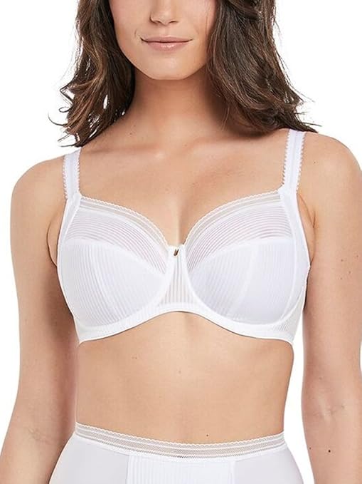 Fantasie Women's Fusion Underwire Side Support Bra Full Coverage, Sheer, Coffee Roast, 38G