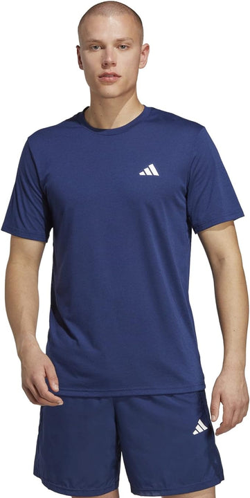 Adidas Men's Essentials Comfort Training T-Shirt (Short Sleeve), Dark Blue, L